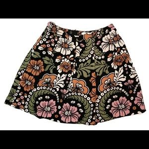 H&M Floral Print Skirt